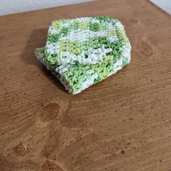 💞2/$20 HAND CRAFTED Crocheted All Purpse 100% Cottn Reusble Bath or Dish Cloths - Picture 6 of 8